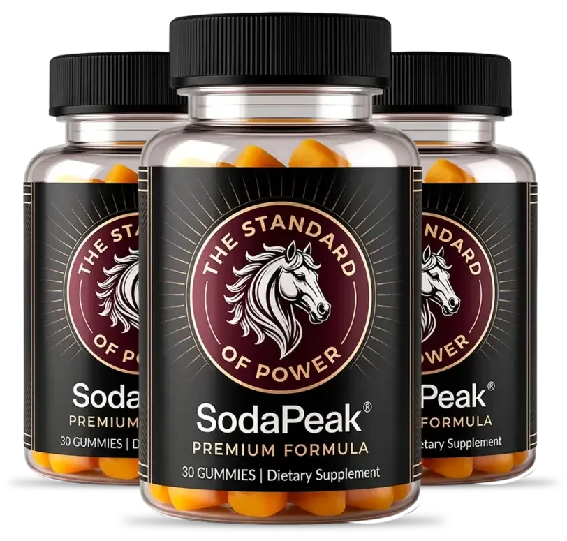 SodaPeak gummies supplement bottle